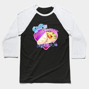 Star's Sugar Blasted Burritos Baseball T-Shirt